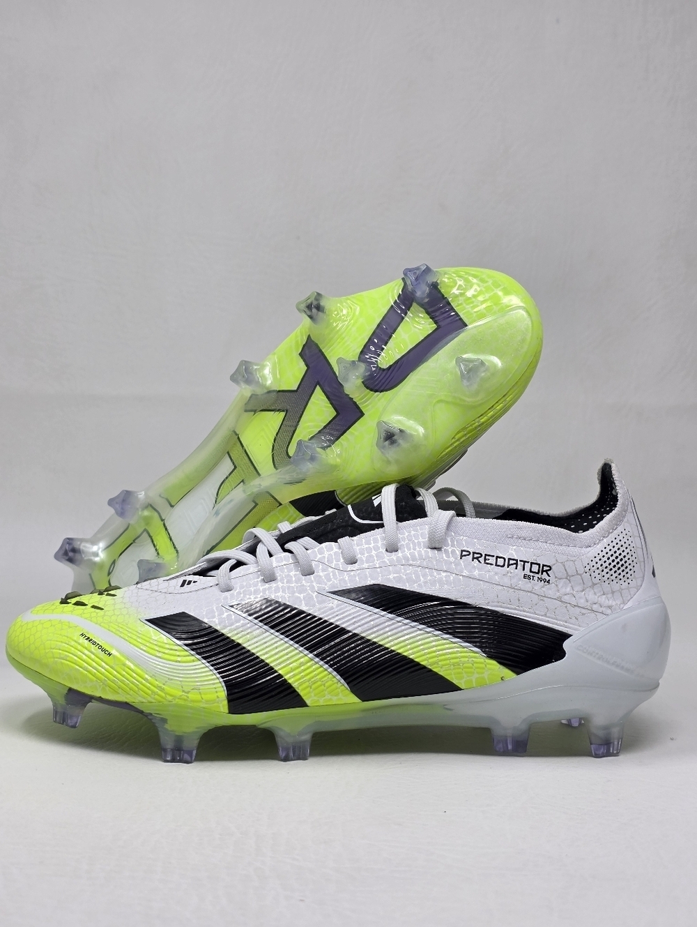 Adidas Predator Elite FG Soccer Cleats JI1082 White Lucid Lemon Men Size 4.5 NWT